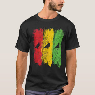 Camiseta Boas Vibrações de Música Rastafari Apenas Rasta Ja