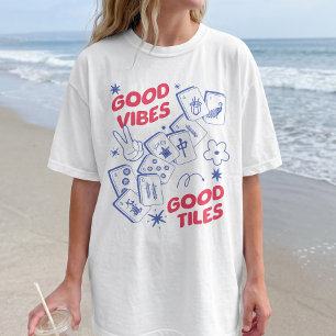 Camiseta Boas Vibrações Retro Mahjong