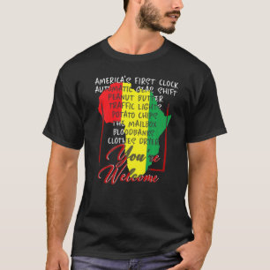 Camiseta Boas-vindas ao Orgulho da História Negra América