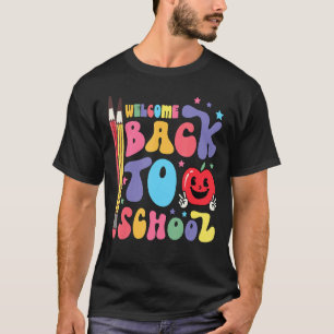 Camiseta Boas-Vindas De Volta À Escola No Primeiro Dia Da R