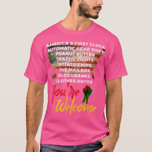 Camiseta Boas-vindas História Negra Orgulho Africano em