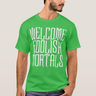 Camiseta Boas-vindas Mortais Idiotas Aspirando e Memória