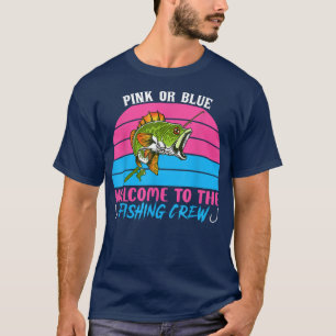 Camiseta Boas-Vindas, Rosa Ou Azul, Ao Gen Engraçado Da Tri