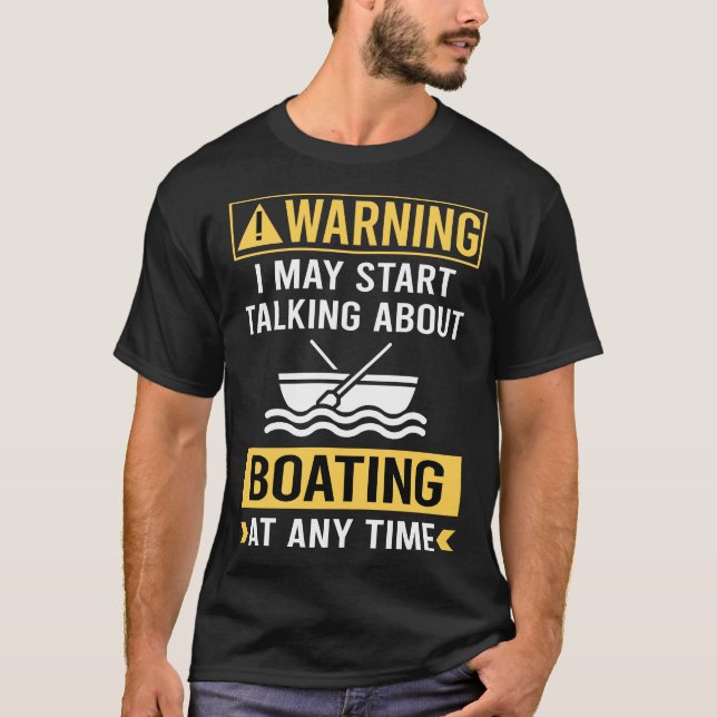 Camiseta Boat de Barco Engraçado (Frente)
