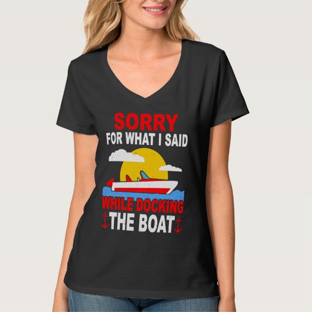 Camiseta Boater Captain Sailing Ship Sailor Saying Boating (Frente)