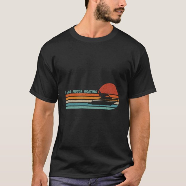 Camiseta Boater I Love Motor Barco (Frente)