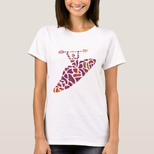 Camiseta Boatin'`do divertimento do caiaque
