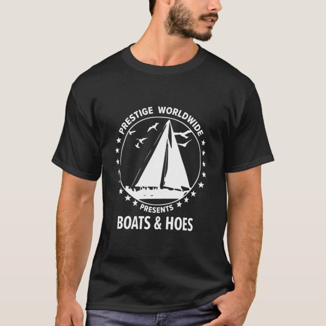 Camiseta Boats And Hoes Step Brothers (Frente)