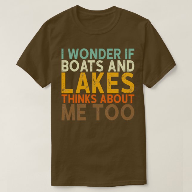 Camiseta Boats And Lakes (Frente do Design)