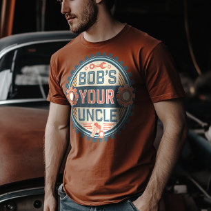 Camiseta Bob é seu tio Engraçado Handyman