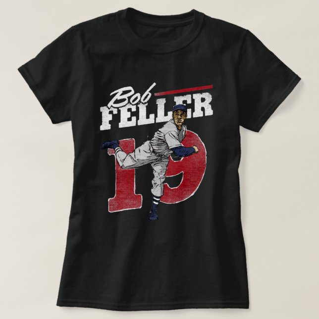 Camiseta Bob Feller Retro (Frente do Design)