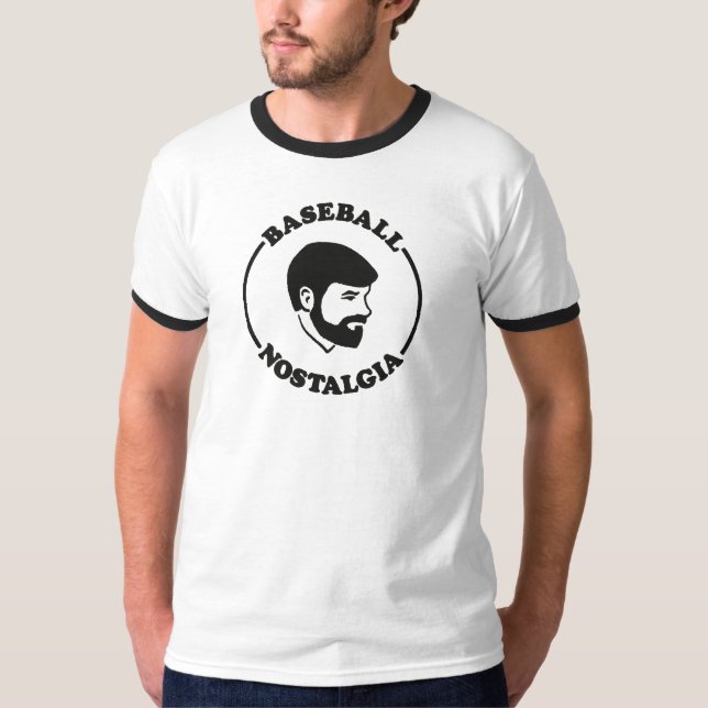 Camiseta Bob Laughlin Beisebol Nostalgia Pete (Frente)