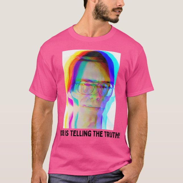 Camiseta Bob Lazar Diz A Verdade (Frente)