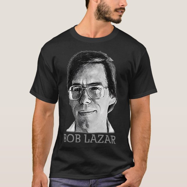 Camiseta Bob Lazar Ufo Impressão (Frente)