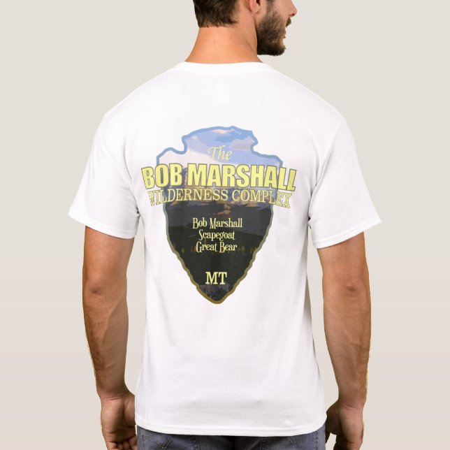 Camiseta Bob Marshall Wilderness Complex (flecha) (Verso)