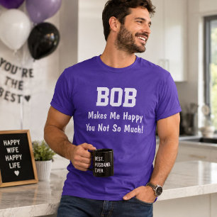 Camiseta Bob Me Faz Feliz