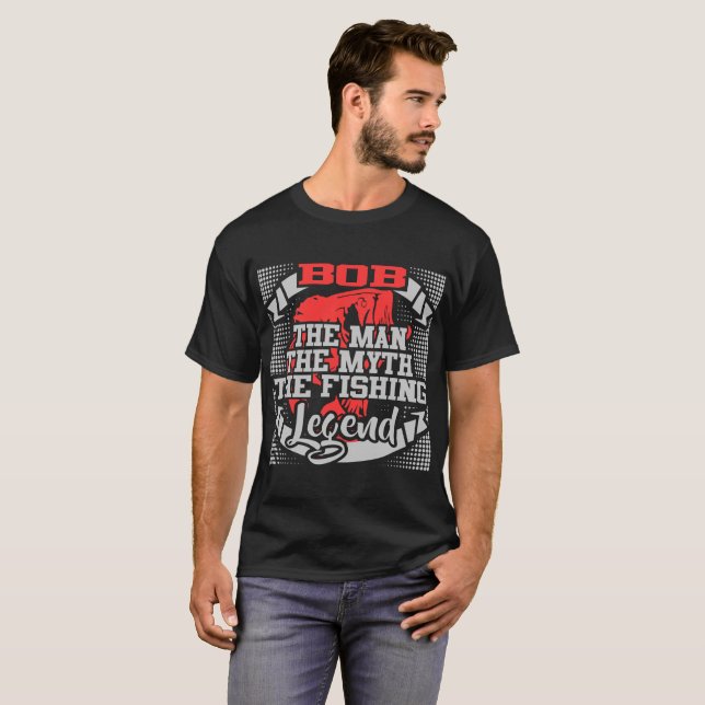 CAMISETA BOB O HOMEM MITO A LEGENDA DE PESCA (Frente Completa)