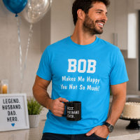 Bob Personalizado Me Faz Feliz Nome Engraçado
