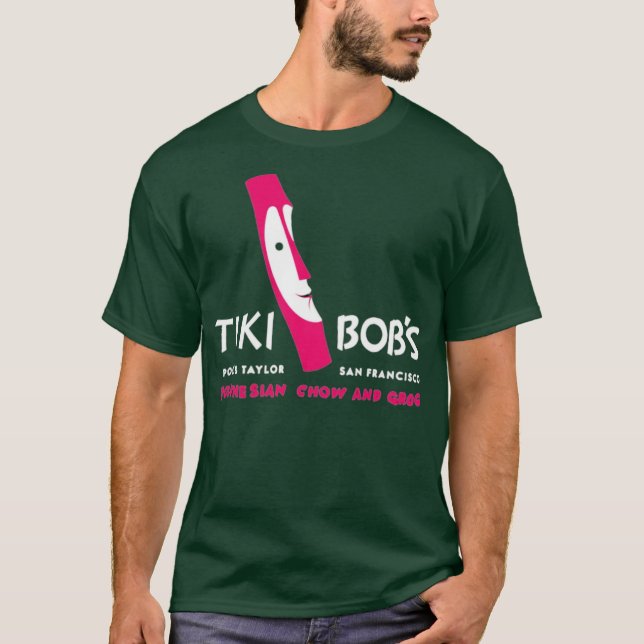 Camiseta Bob Tiki - São Francisco, CA (Frente)