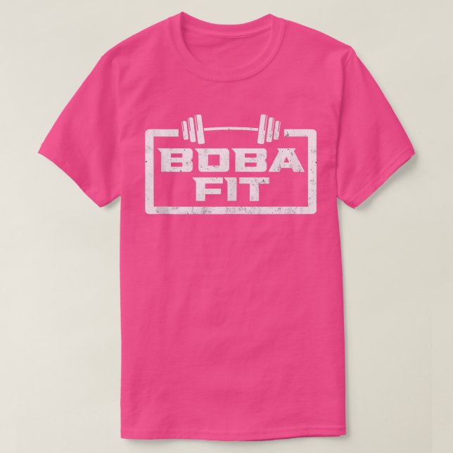 Camiseta Boba Ajustado Gym Malhação Engraçado (Frente do Design)