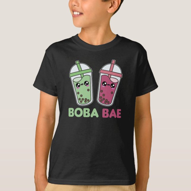 Camiseta Boba Bae - Bubble Tea Kawaii Boba Tea Love (Frente)