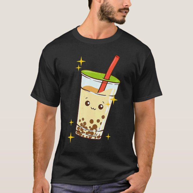 Camiseta Boba Baller Bubble Tea Pearl Milk Tea Boba Drink (Frente)
