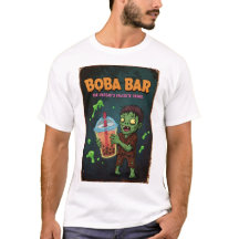 Camiseta Boba Bar – A Bebida Favorita dos Mortos-V