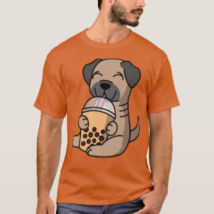 Camiseta Boba Bubble Milk Tea English Mastiff Dog Premium