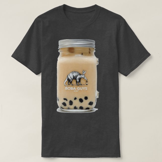 Camiseta Boba Cara bubble Tea (Frente do Design)