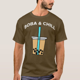 Camiseta Boba & Chill Bubble Tea Premium