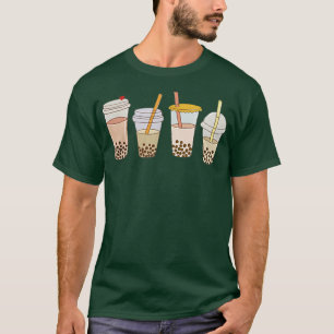 Camiseta Boba Copia MiniLogo Kawaii Anime - Chá Boba