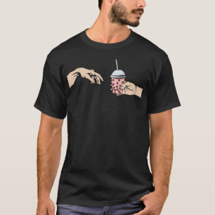 Camiseta Boba Coreano Estilo Estético Bubble Chá Chall