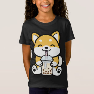Camiseta Boba Corgi   Chá de leite   Corgi Lover
