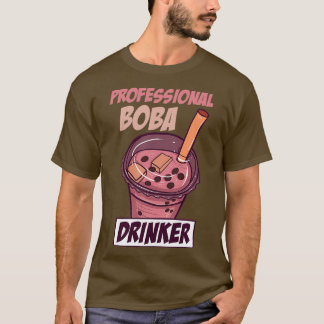 Camiseta Boba Drinker Funny Bubble Profissional Tea 1