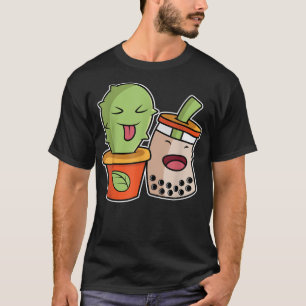 Camiseta Boba e Cactus Enger Friend ou BFF