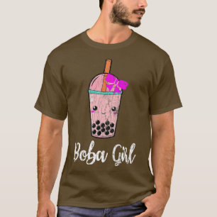 Camiseta Boba Girl Funny Bubble milk Tea Lover Graphic Prem