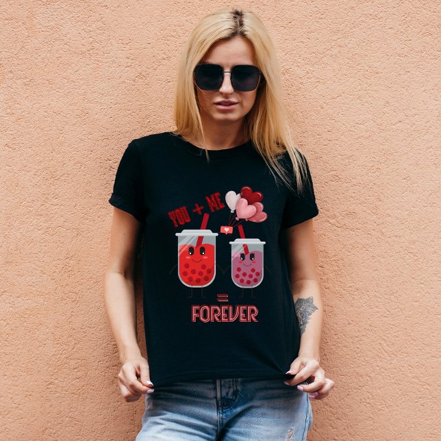 Camiseta Boba Love Forever - Casal Dia de os namorados boni (Criador carregado)