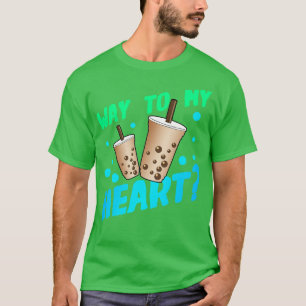 Camiseta Boba Milk Tea Way To My Heart