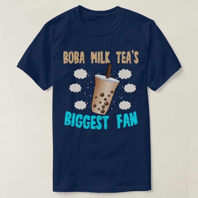 Camiseta Boba Milk Teas Maior Ventilador (Frente do Design)