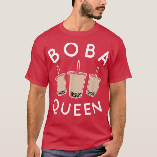 Camiseta Boba Queen, Ice Drink Tea Bubble Boba Tee