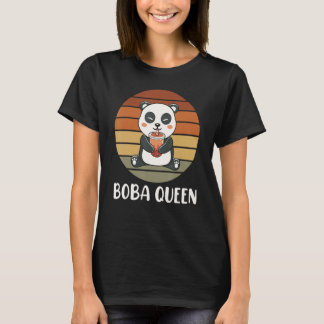 Camiseta Boba Queen Panda Bubble Tea Boba Tea
