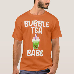 Camiseta Boba Tea Babe Humor Piada para as mulheres de chás