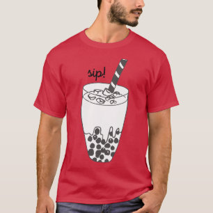 Camiseta Boba Tea Black