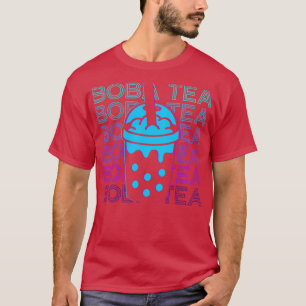 Camiseta Boba Tea Bubble Tea Milk Tea Retro Gift