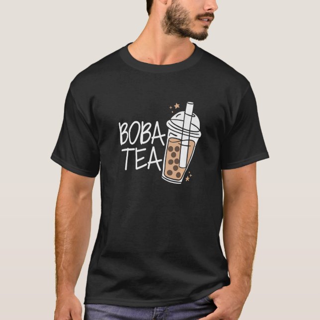 Camiseta Boba Tea Bubble Tea Partnerlook (Frente)