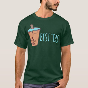 Camiseta Boba Tea Bubble Tea Partnerlook Best Teas Premium