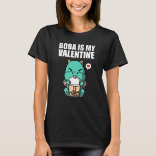 Camiseta Boba Tea é o meu Namorados Dragão Anti Dias de os