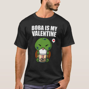 Camiseta Boba Tea é o meu Namorados Turtle Anti Dias de os