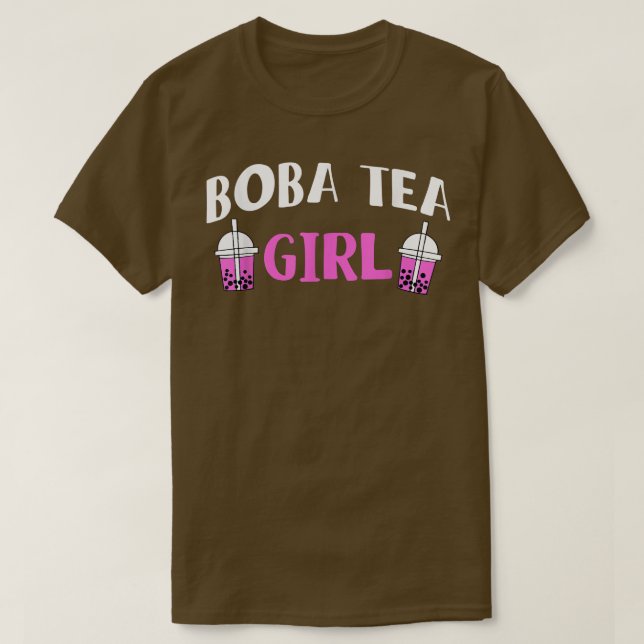 Camiseta Boba Tea Girl Bubble Tea 224 (Frente do Design)
