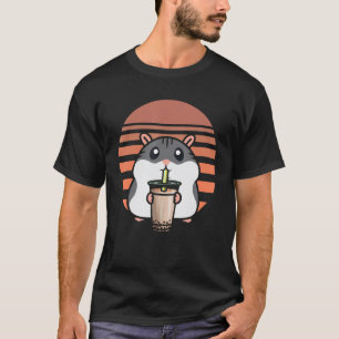 Camiseta Boba Tea Hamster Bubble Tea Fanatic Cute Ham